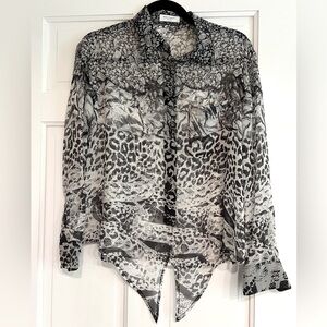 Equipment Daddy Silk Sheer Button Down